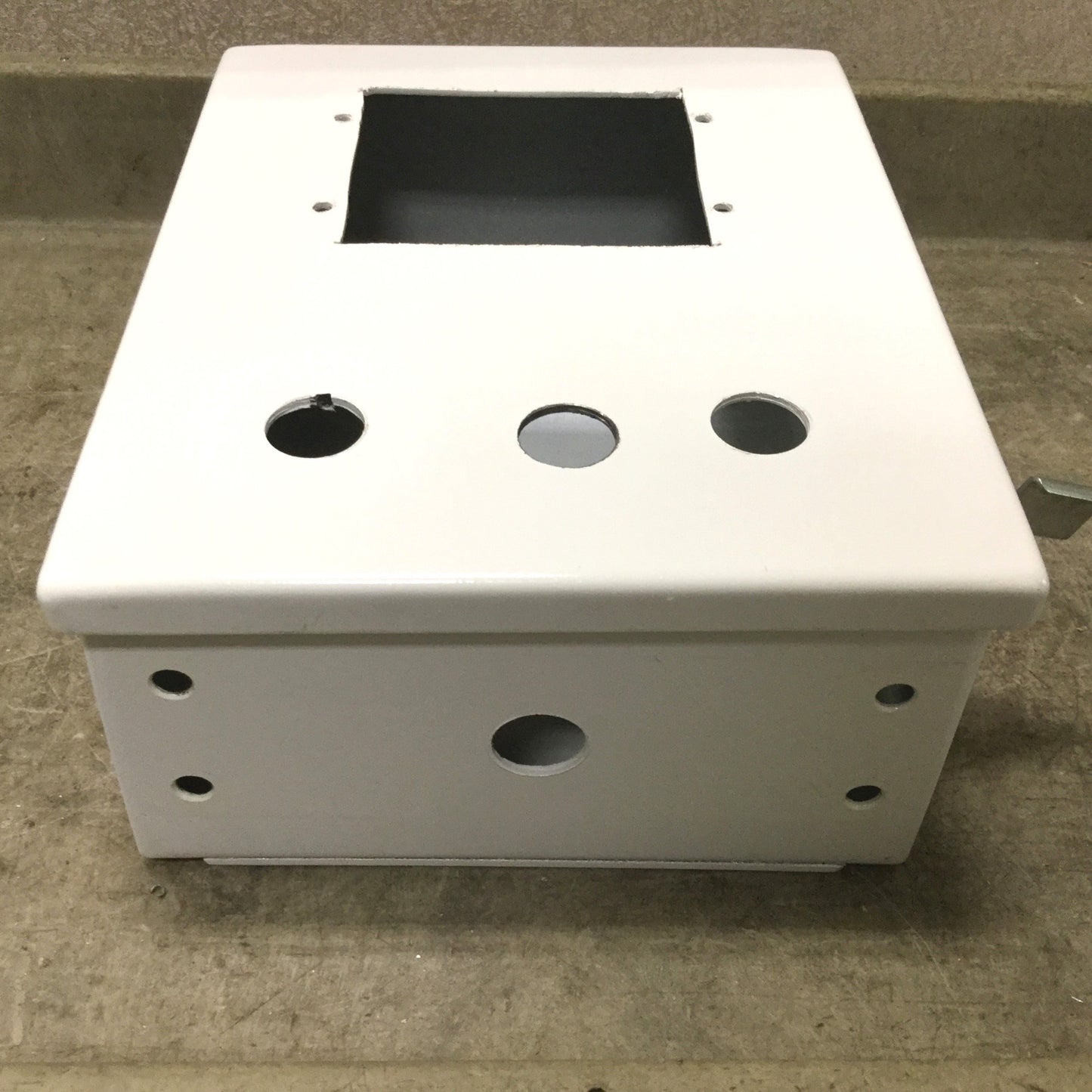 Used Saginaw SCE-1008CH Electrical Enclosure, Dimensions: 10" x 8" x 4", *Holes*