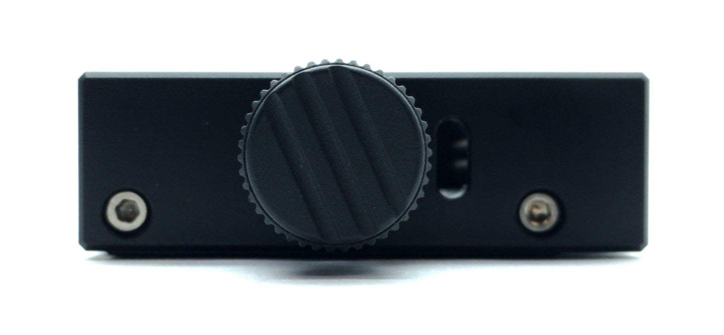 Used Micos 6230-9-640 VT-80 Manual Positioner/Stage 4" Travel 28TPI 2.5 x 2.25" Stage