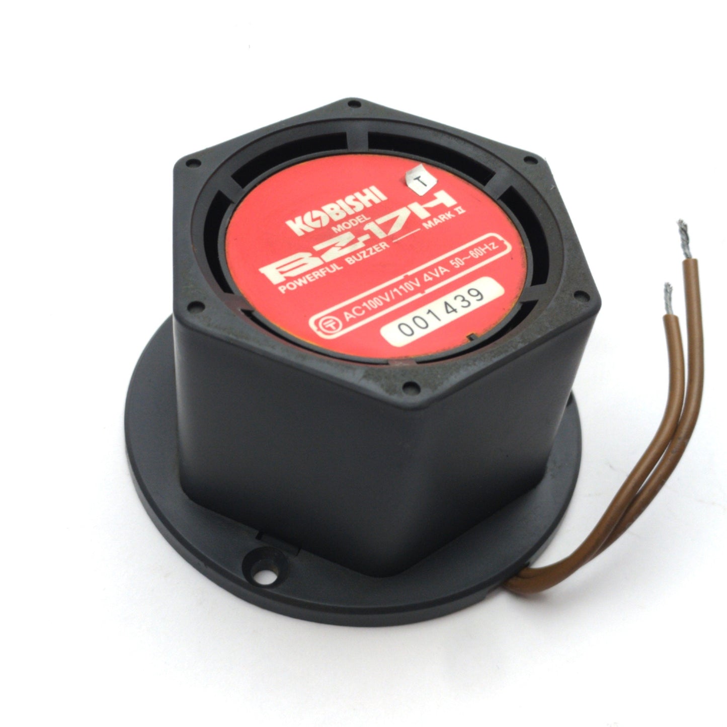 New – Open box KOBISHI BZ-17H Mark II Powerful Buzzer Unit, 90dB, Ø3 5/8", 110VAC 4VA 50/60Hz