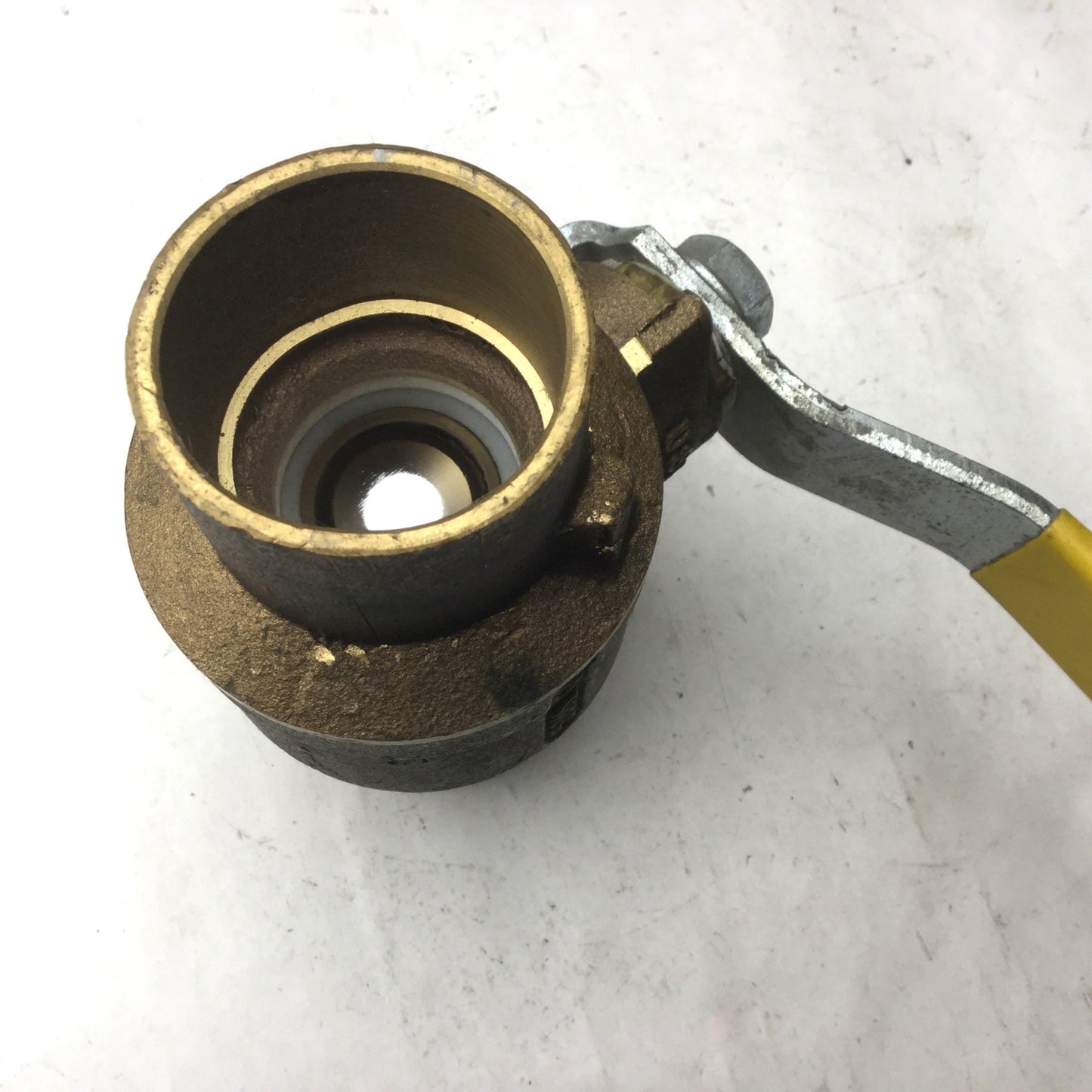 Used Apollo CII 1-1/2 Brass Ball Valve, 600 WOG, Bronze Threaded 1-1/2" NPT