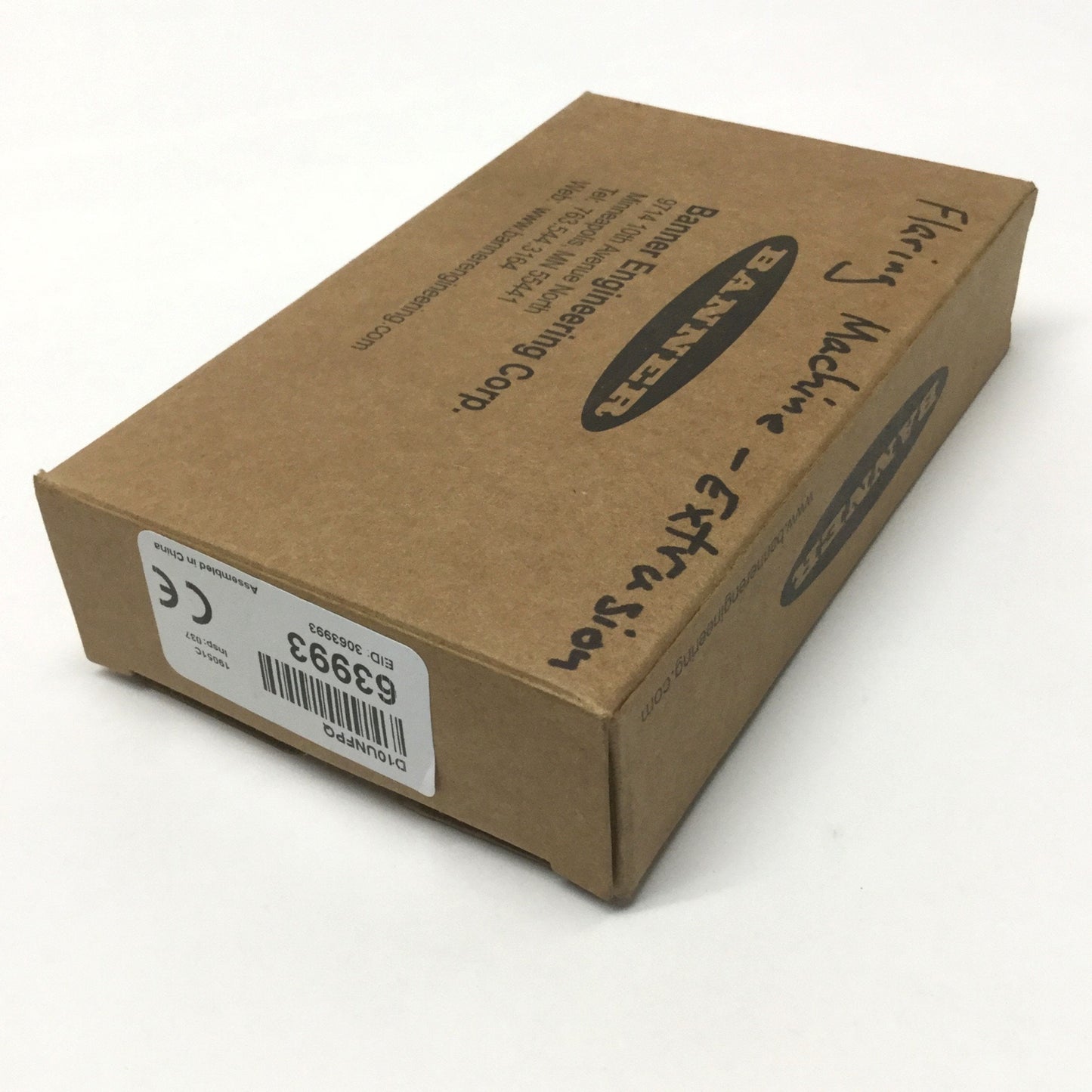 New Banner D10UNFPQ High Performance Fiber Optic Sensor, Red Beam, NPN Output