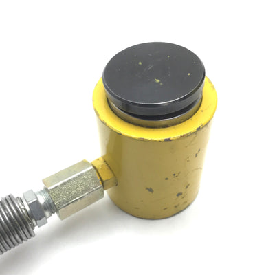 Used Enerpac LS102 Load Cell, Capacity: 2,000 lbs, With 2ft Hose and Gauge