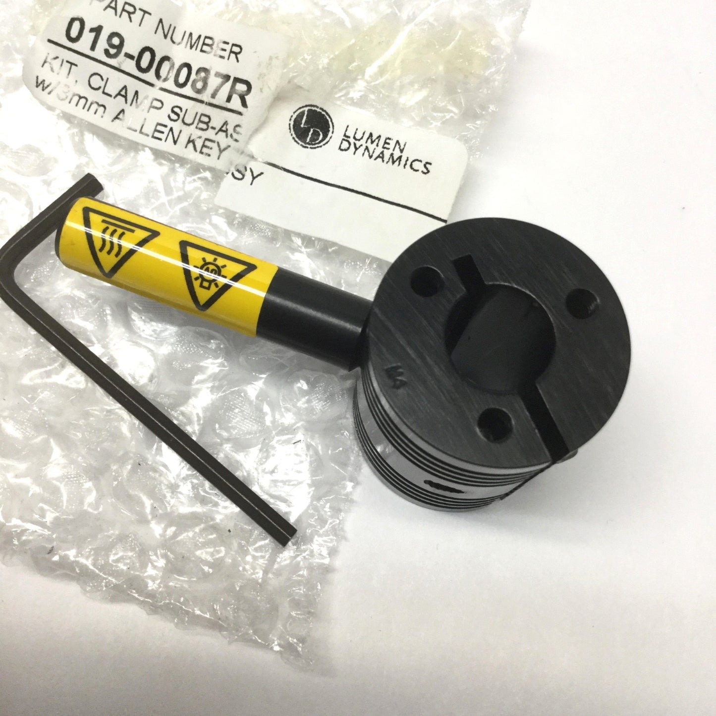 New – Open box LDGI Omnicure 019-00087R UV Spot Cure LED Head Mounting Clamp/Heat Sink Kit