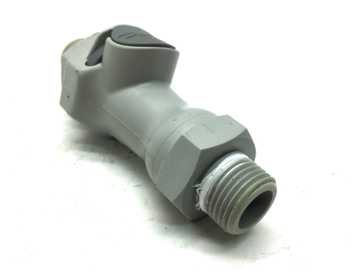 Used CPC Colder HFCD10612 Valved In-Line Coupler 3/8" NPT Male to Male