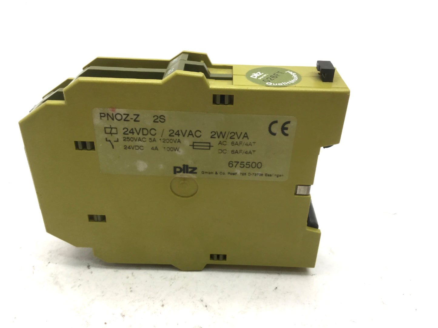 Used Pilz PNOZ-Z Safety Relay Module 24VAC/DC 2W/2VA 2NO Contacts