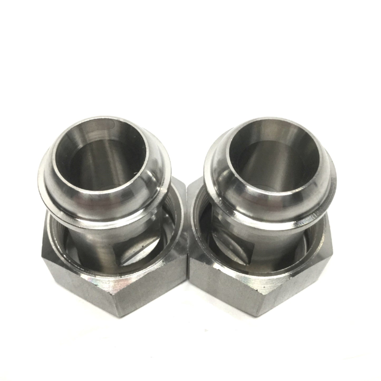 New – Open box Lot of 2 Julabo 8890053 Stainless Adapter Fittings M24 x 1.5 Female to 1/4" NPT