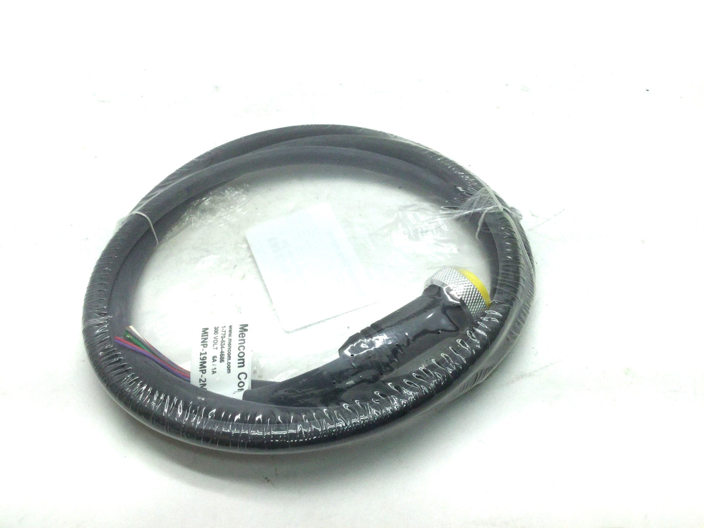 New Mencom MINP-19MP-2M MIN Size III Cordset Cable 19 Pole 2M 18/22Awg