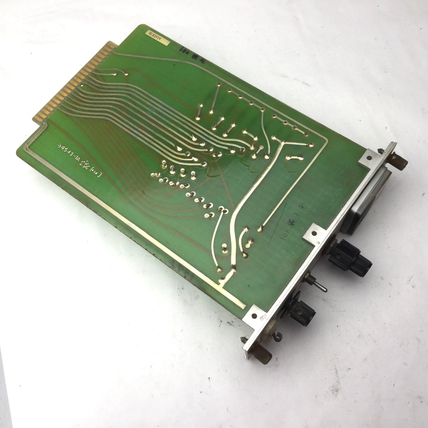 Used Reliance 0-51811-1 TSTB Control Board, Electronic Voltmeter DC Test Card