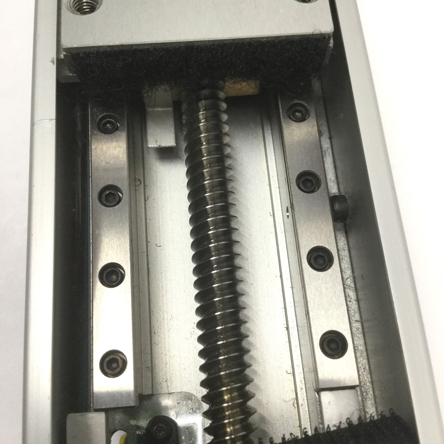 Used Parker 402006LNMSD3L3C2M1 Linear Ball Bearing Positioner, 6" Travel, 5mm Lead