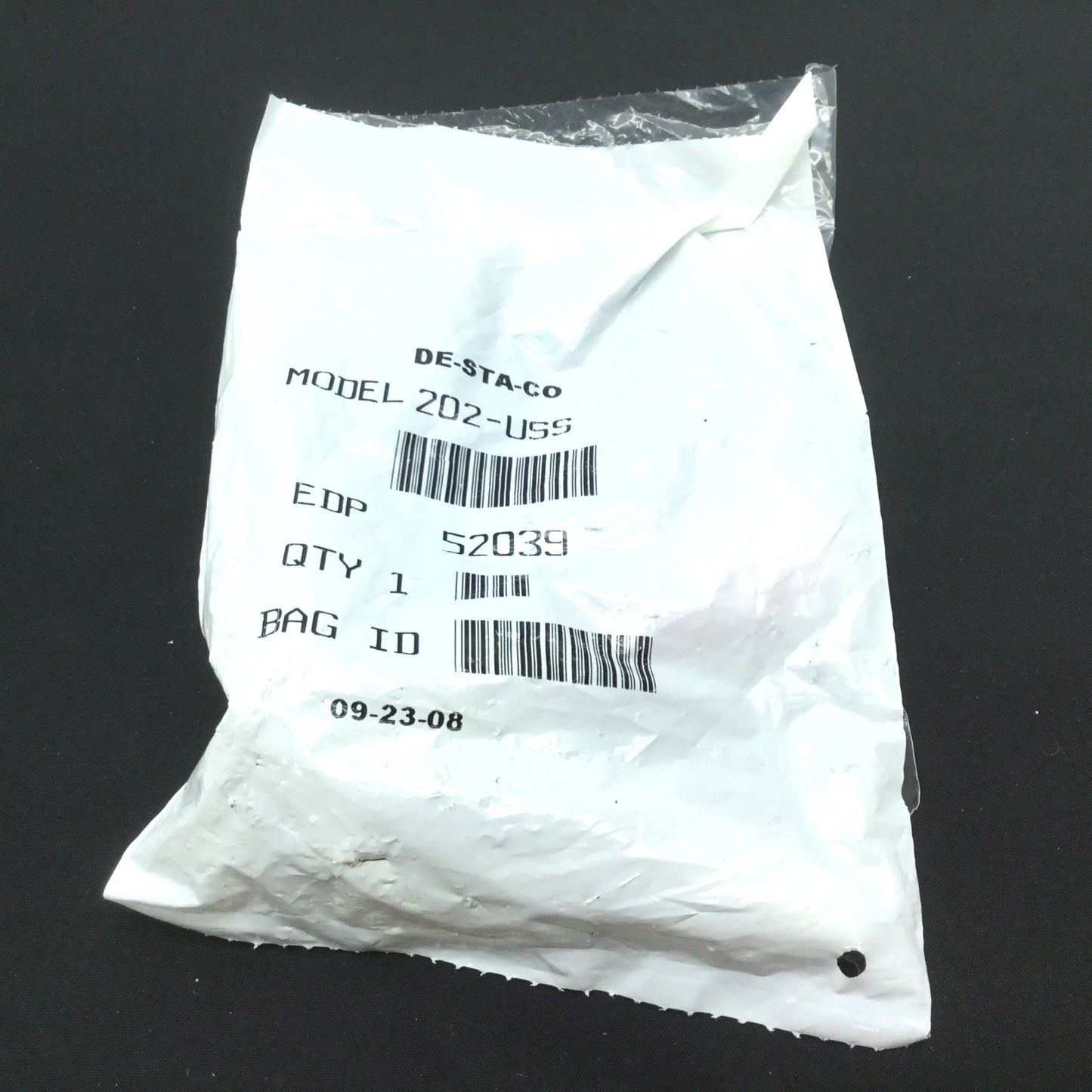 New De-Sta-Co 202-USS Stainless Horizontal Hold Down Toggle Locking Clamp U-Bar
