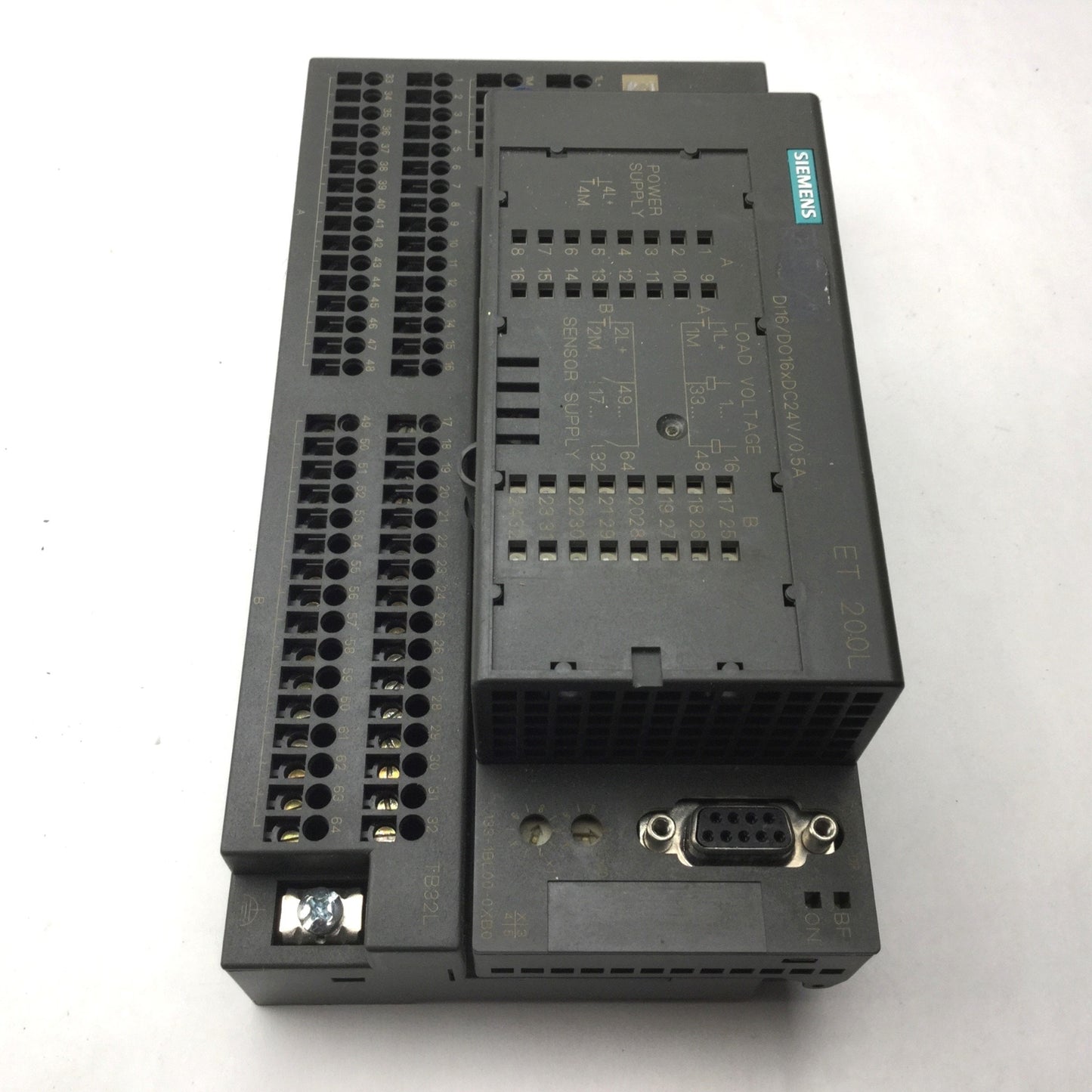 Used Siemens 6ES7 193-1CL00-0XA0 ET 200L Block Terminal TB32L, 133-1BL00-0XB0