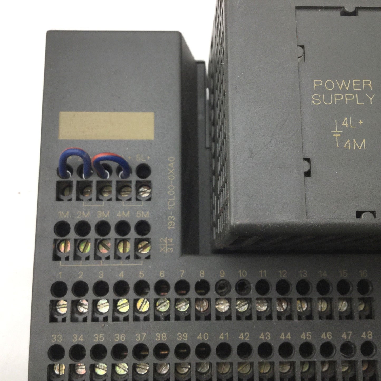 Used Siemens 6ES7 193-1CL00-0XA0 ET 200L Block Terminal 131-1BL00-0XB0 193-1FL30-0XA0