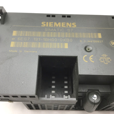 Used Siemens 6ES7 131-1BH00-0XB0 Digital Input Module, Simatic S7, ET 200L