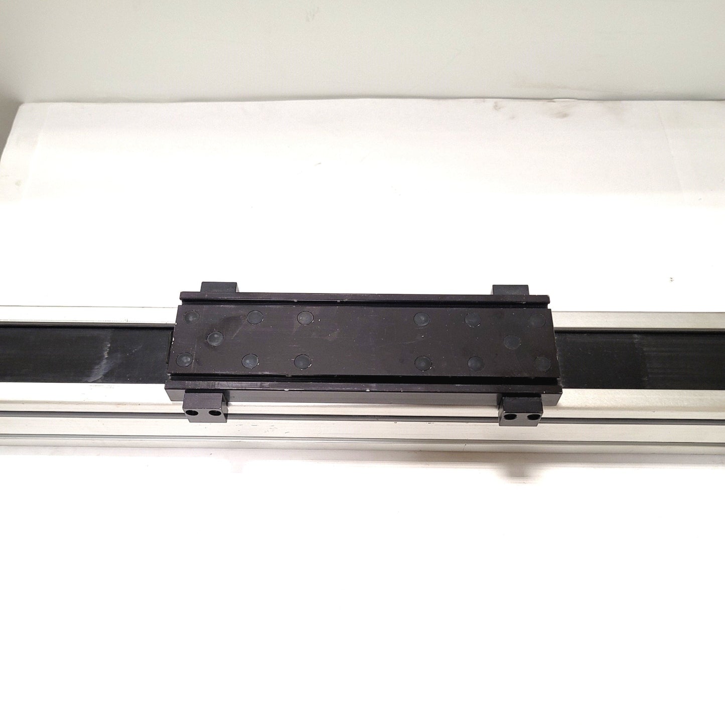 Used LinTech Model 206348 Belt Drive Linear Actuator NEMA 34, Travel: 50", 12,650lbs
