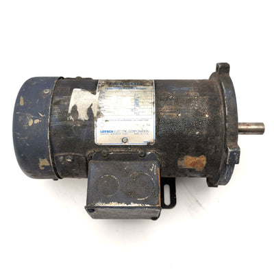 Used LEESON C42017FK6C DC Permanent Magnet Motor 1/2HP, 180VDC, 56C Frame, 1750RPM