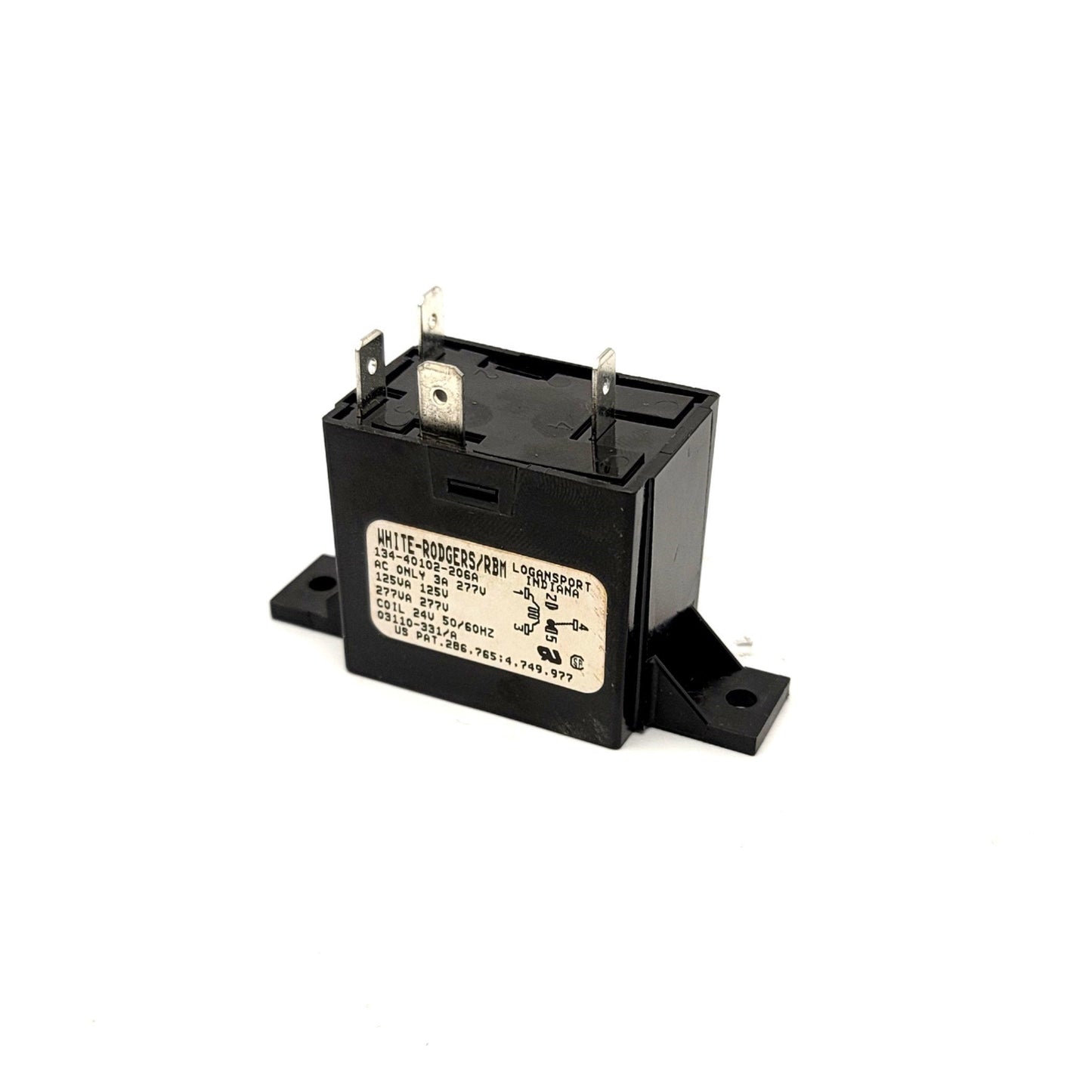 Used White-Rodgers 134-40102-206A RBM Relay Contact: 277VAC 3A, Coil: 24VAC 50/60Hz