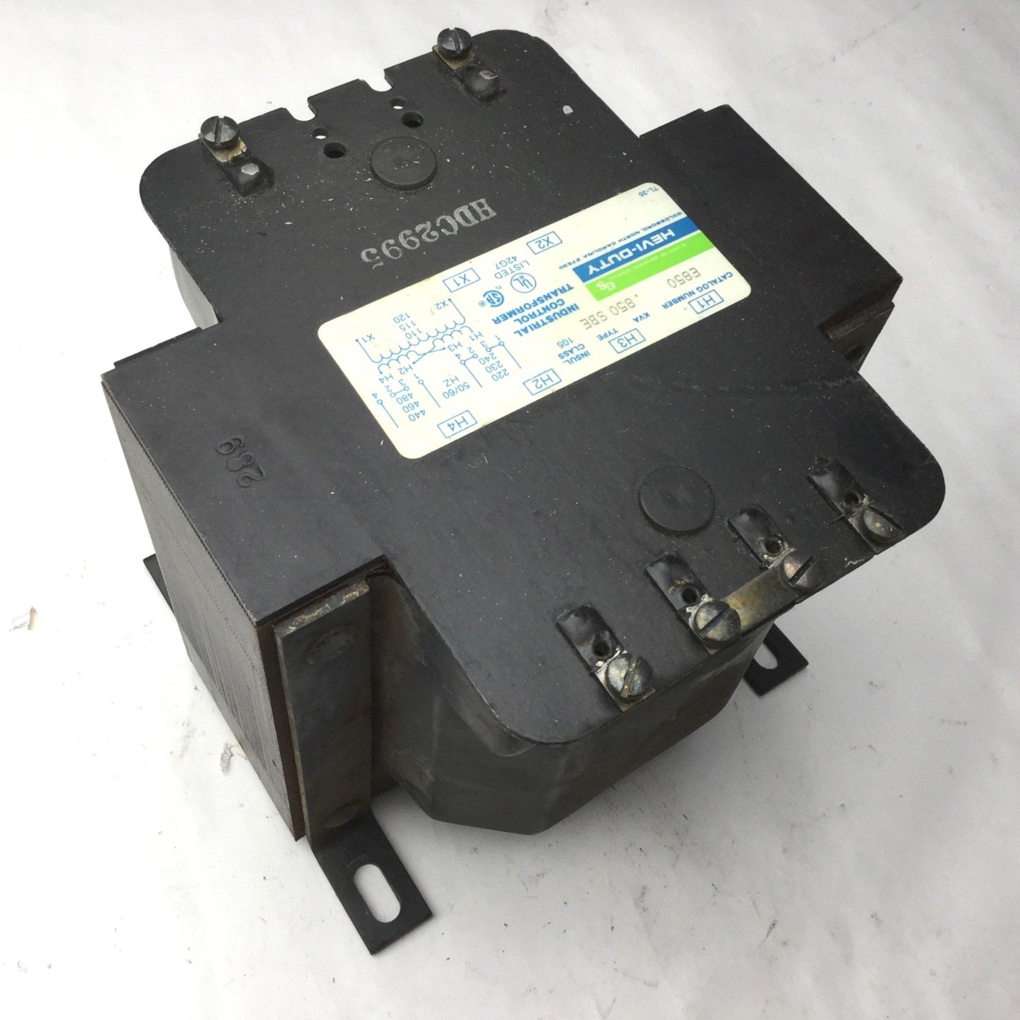 Used General Signal Hevi-Duty E850 Industrial Control Transformer, 850VA, 50/60Hz