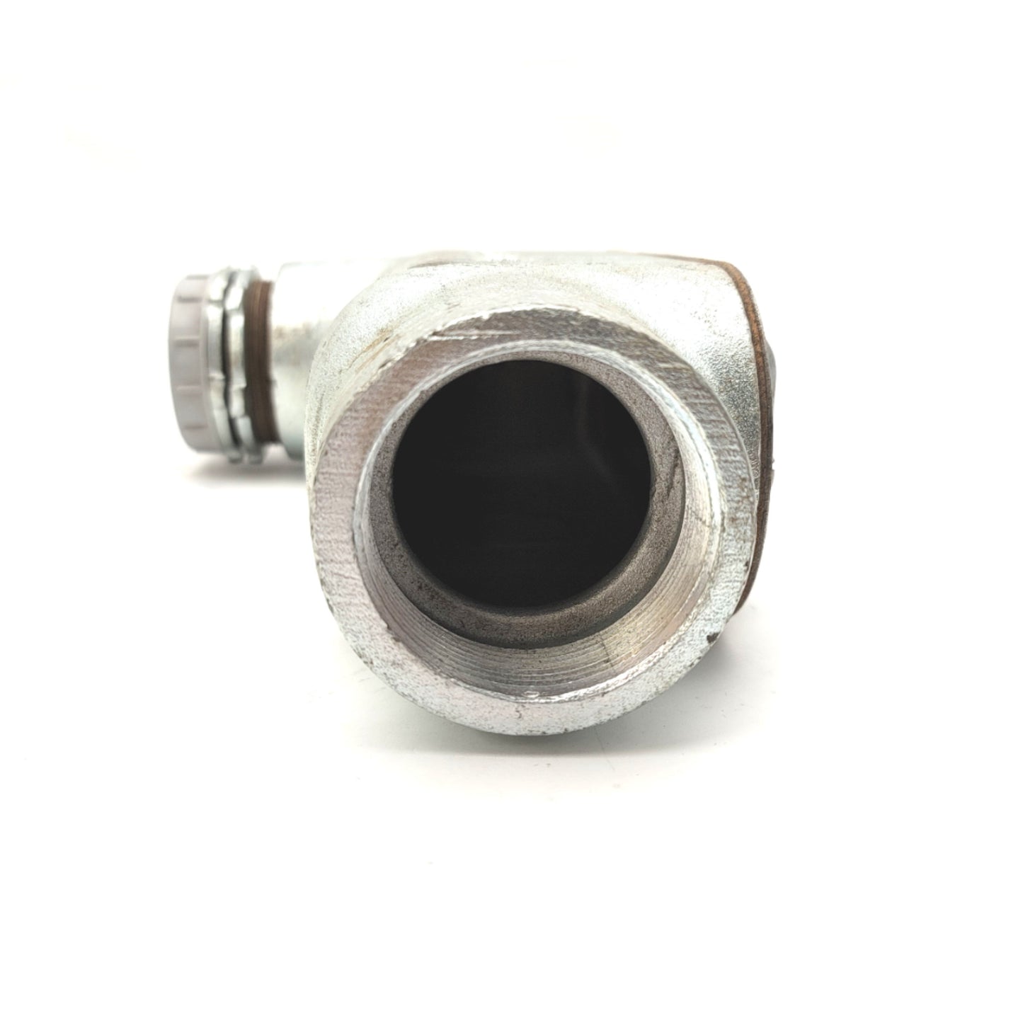Used 0-Z/Gedney LB-200 Type LB Right Angle Conduit Body, 2" FNPT, 77.5cu-in