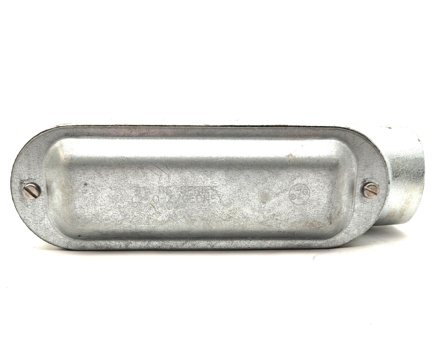 Used 0-Z/Gedney LB-200 Type LB Right Angle Conduit Body, 2" FNPT, 77.5cu-in
