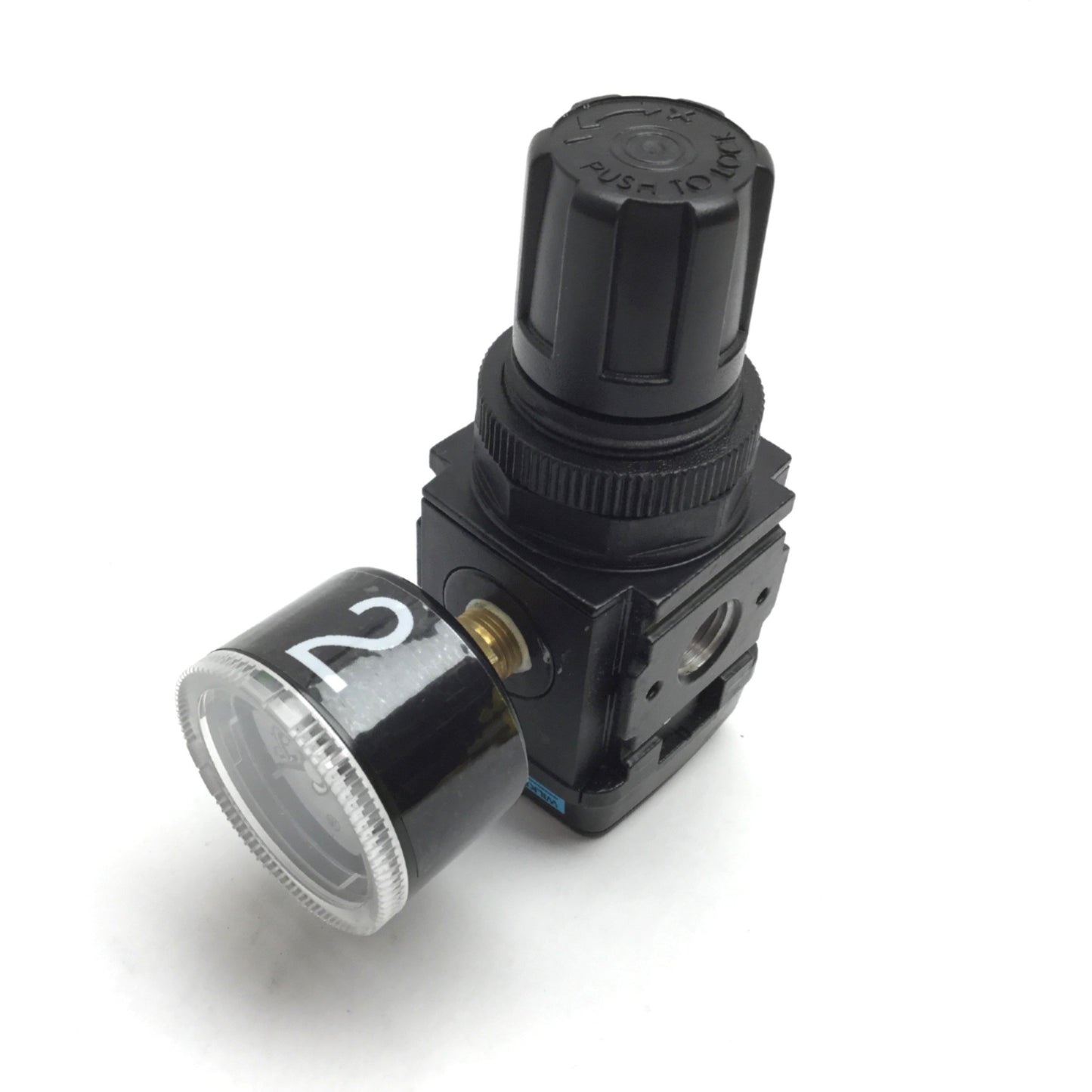 Used Wilkerson R09-02-DB00 Pneumatic Regulator, In: 300psi, Out: 0-60psi, With Gauge