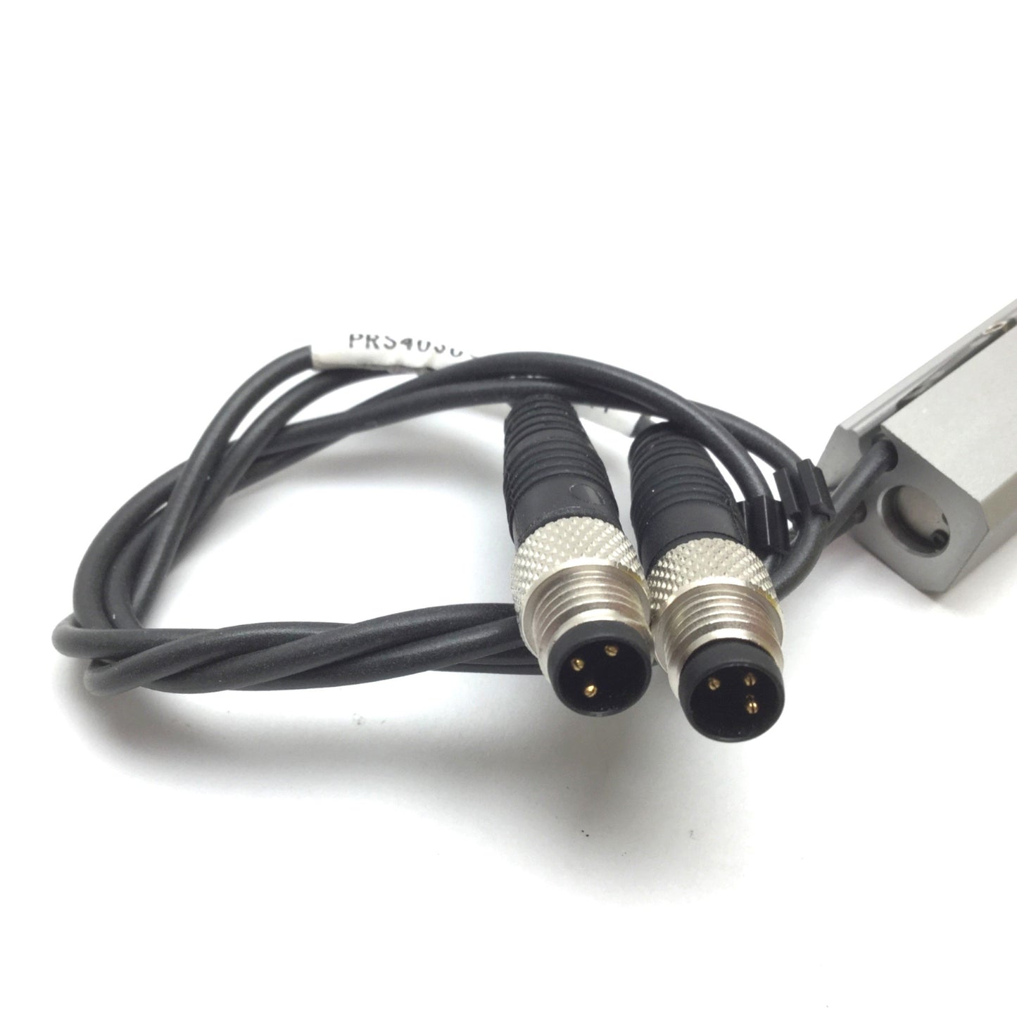 Used SMC CDJP2B6-10D Pneumatic Pin Cylinder, Bore: 6mm, Stroke: 10mm, W/ 2x Sensors