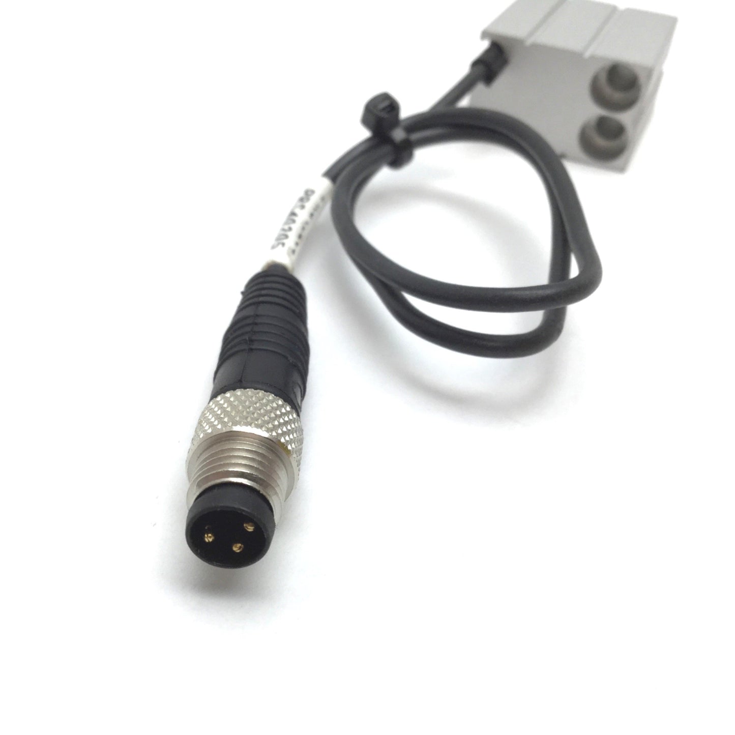 Used SMC CDUJS12-10D Free Mount Cylinder, Bore: 12mm, Stroke: 10mm, Axial, W/ Sensor