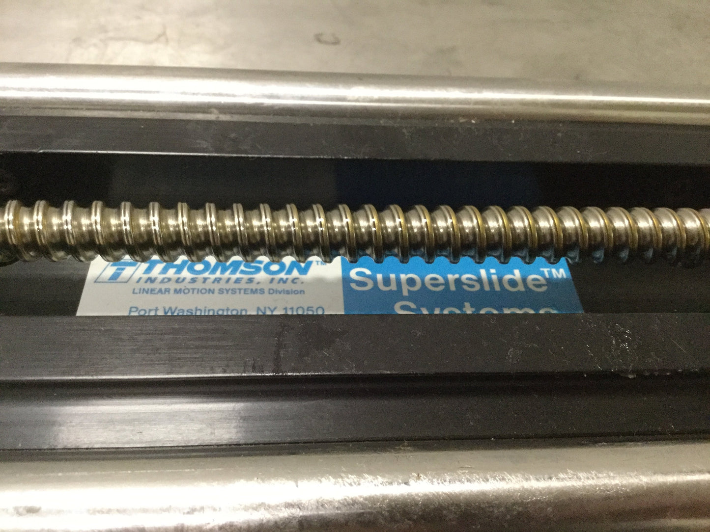 New Other Thomson 2DB12OUBBL24 Linear Actuator Guided Ball Screw Stroke 14.98" Lead 0.2"