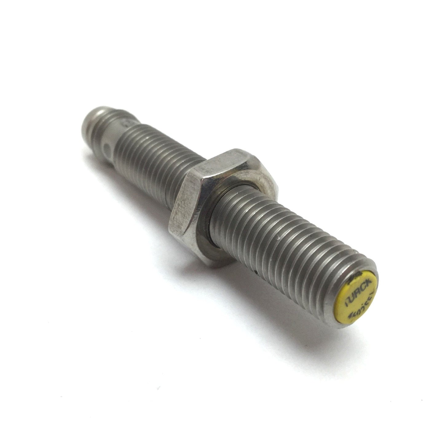 Used Turck Bi2-EG08-RP6X-V1131 Inductive Proximity Sensor, 2mm, 10-30VDC, PNP 3-Pin