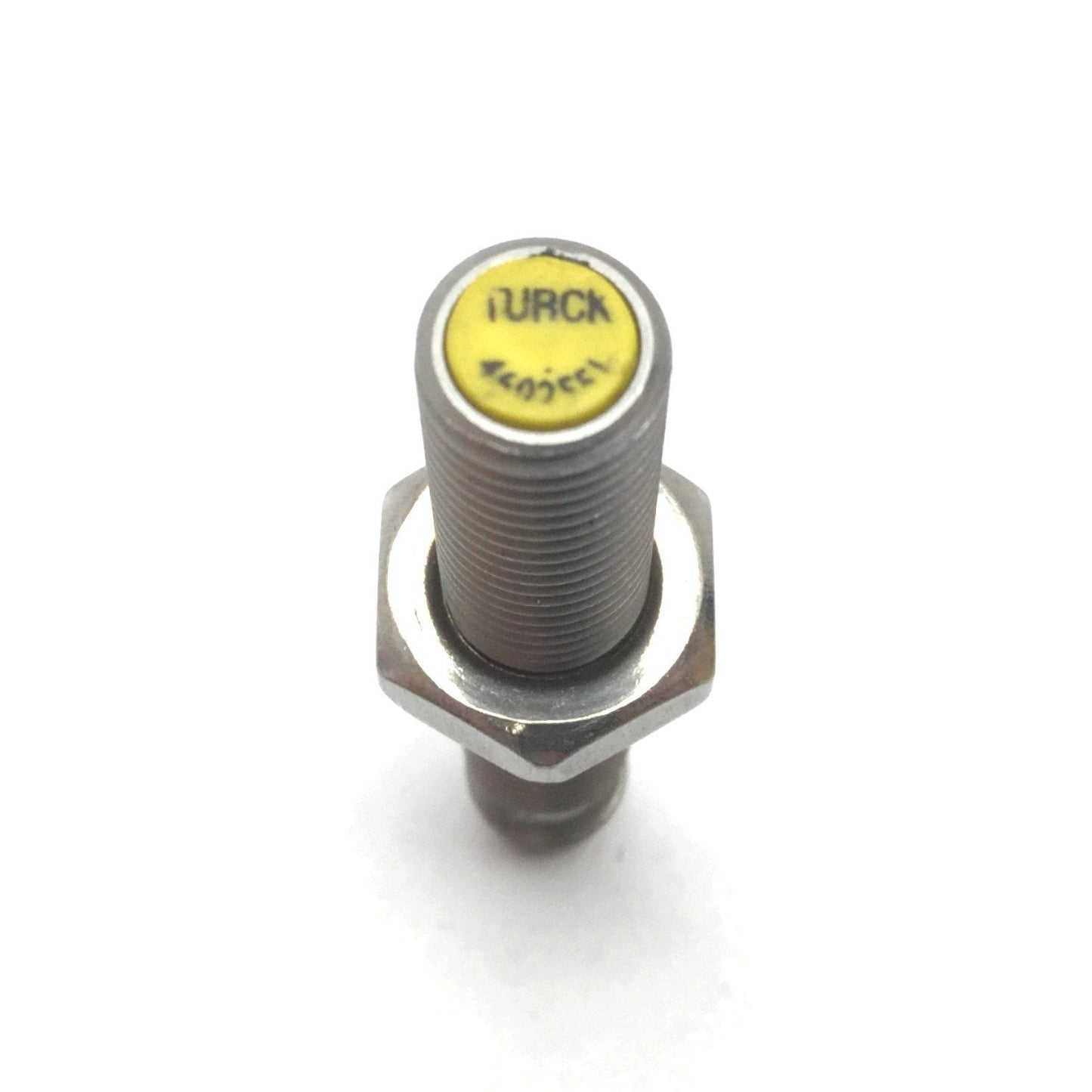 Used Turck Bi2-EG08-RP6X-V1131 Inductive Proximity Sensor, 2mm, 10-30VDC, PNP 3-Pin