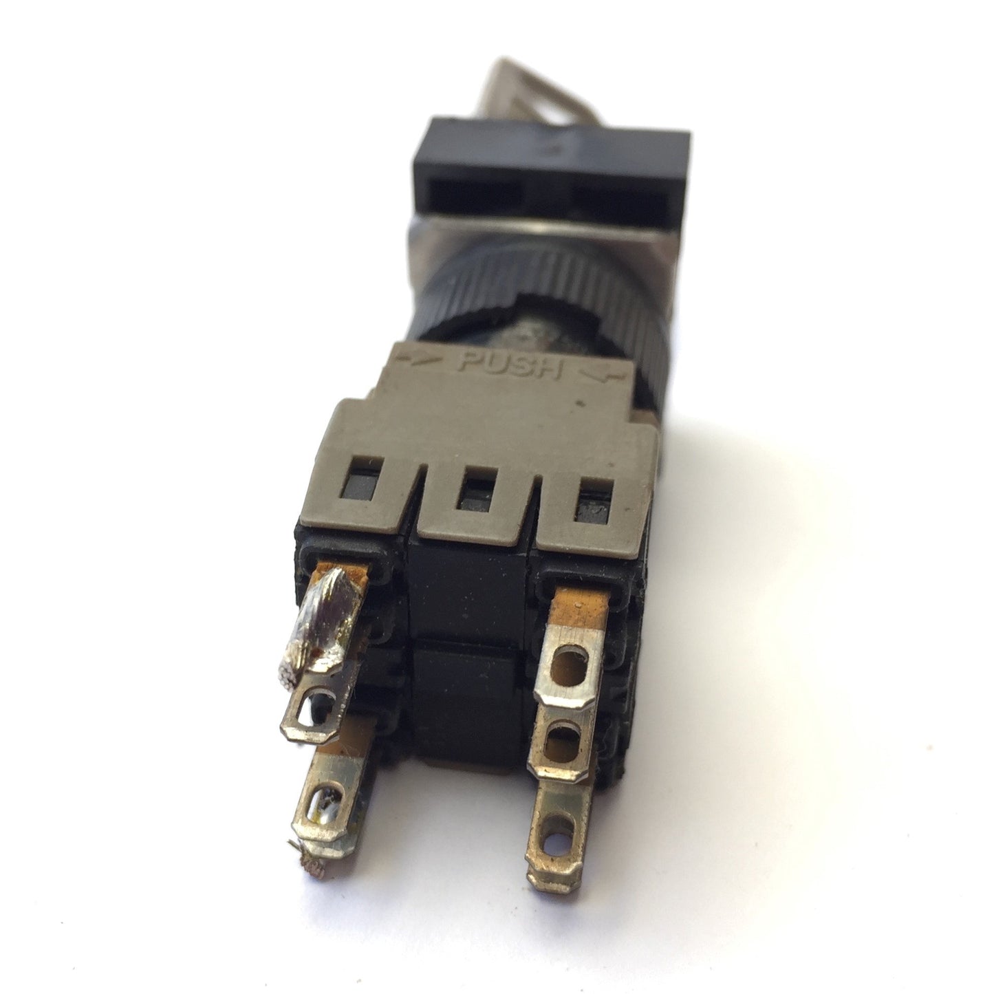 Used Alcoswitch 164J Maintained 2-Position Rotary Key Lock Selector Switch, 5A 250VAC