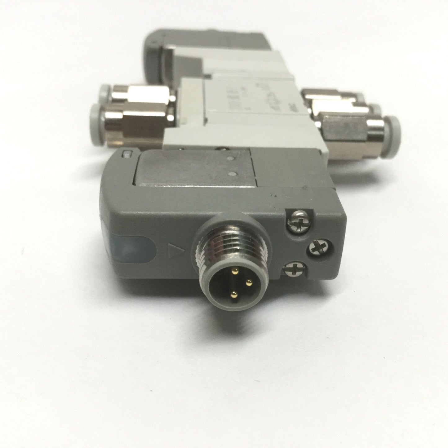Used SMC SY3420-5WOZ-M5-F2 Double Solenoid Air Valve 5-Port, 3-Position, 24VDC Coil