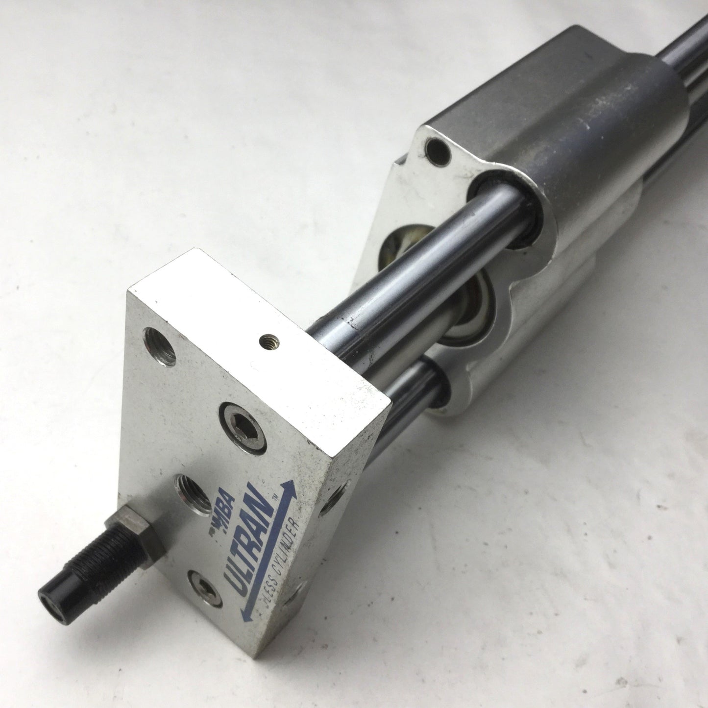 Used Bimba Ultran Rodless Cylinder, Travel: 16", 2" x 2-7/8" Stage Area, 21.25" Total