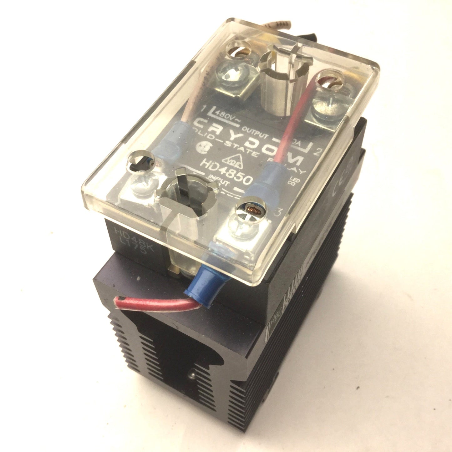 Used Crydom HD4850 Solid-State Relay, Input: 3-32VDC, Output: 480VAC 50A