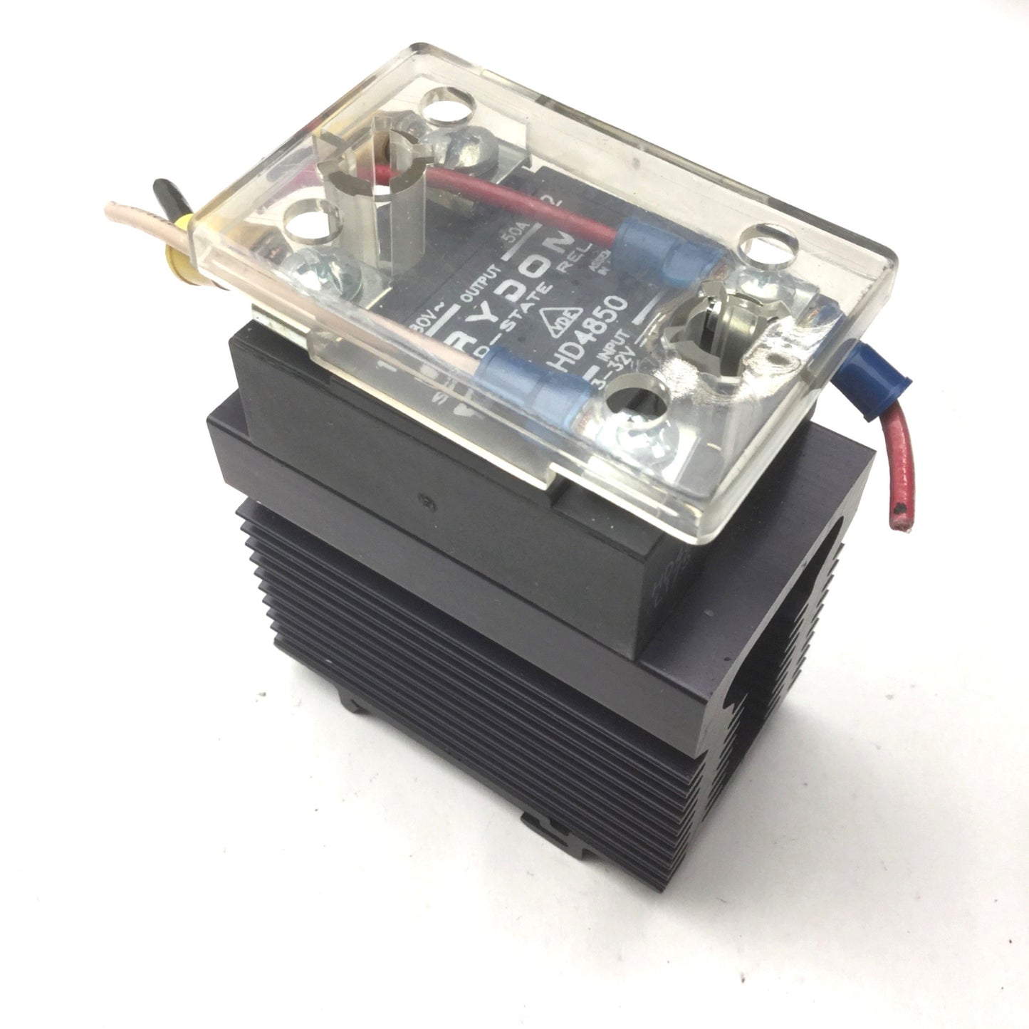 Used Crydom HD4850 Solid-State Relay, Input: 3-32VDC, Output: 480VAC 50A