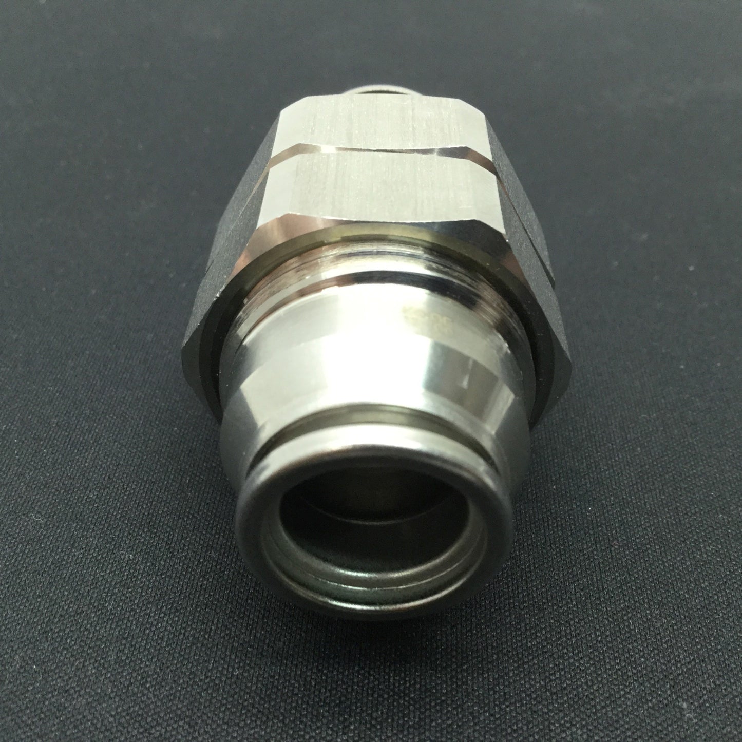 New SMC KQGE13-00 Straight Bulkhead Union Tube Fitting, 1/2" (13mm), 316 SS