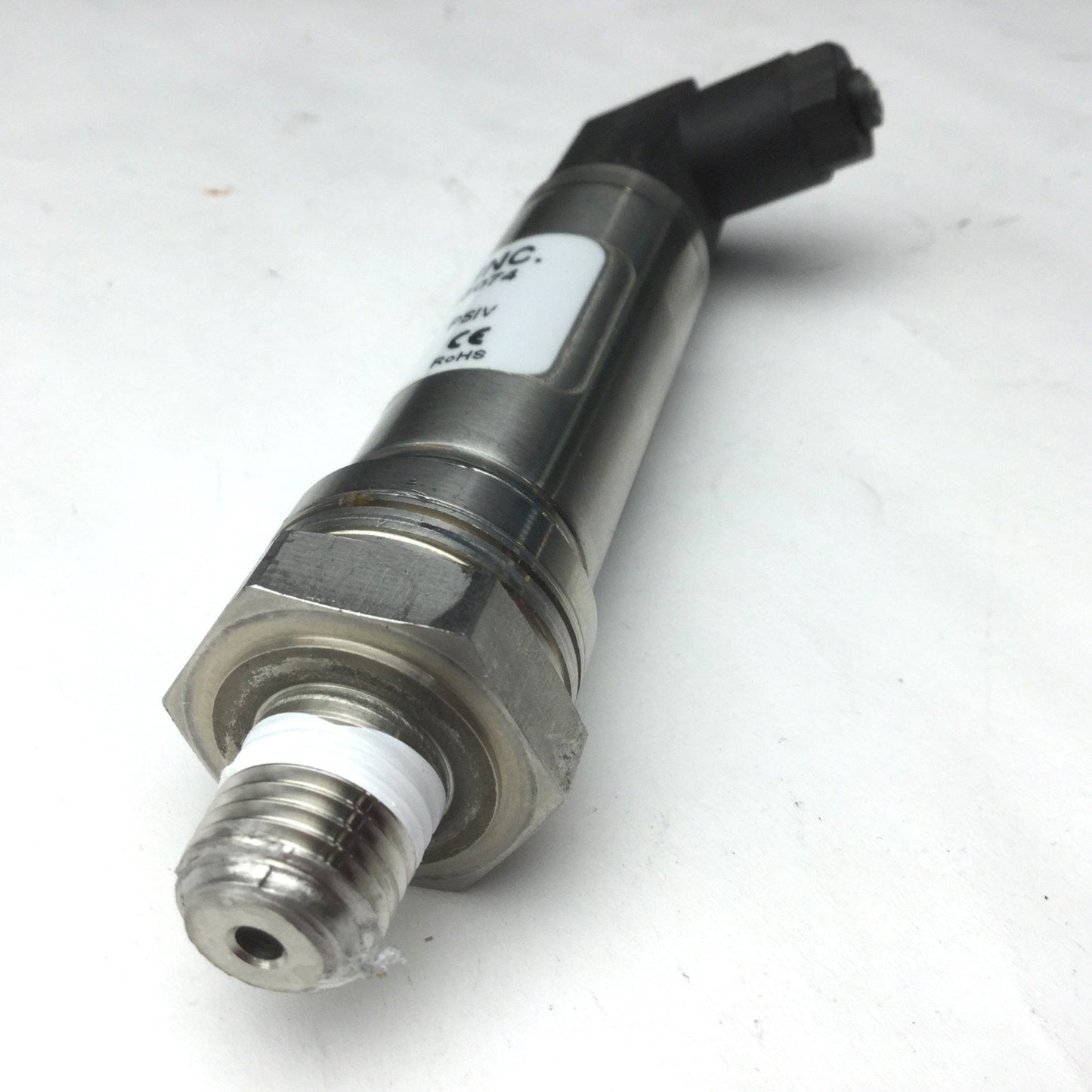 Used Omegadyne PX419-2.5VI-EH Pressure Transducer, 4-20mA Current Output, 0-2.5psi