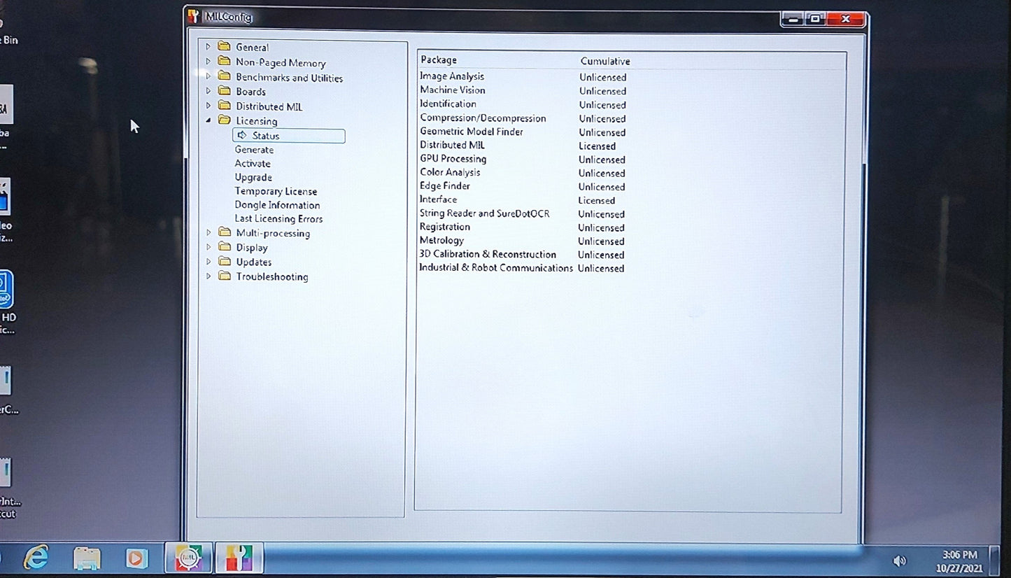 Used Matrox 4GPMI7M8* 4Sight GPm Industrial Machine GigE Vision PC, Intel i7, 24VDC