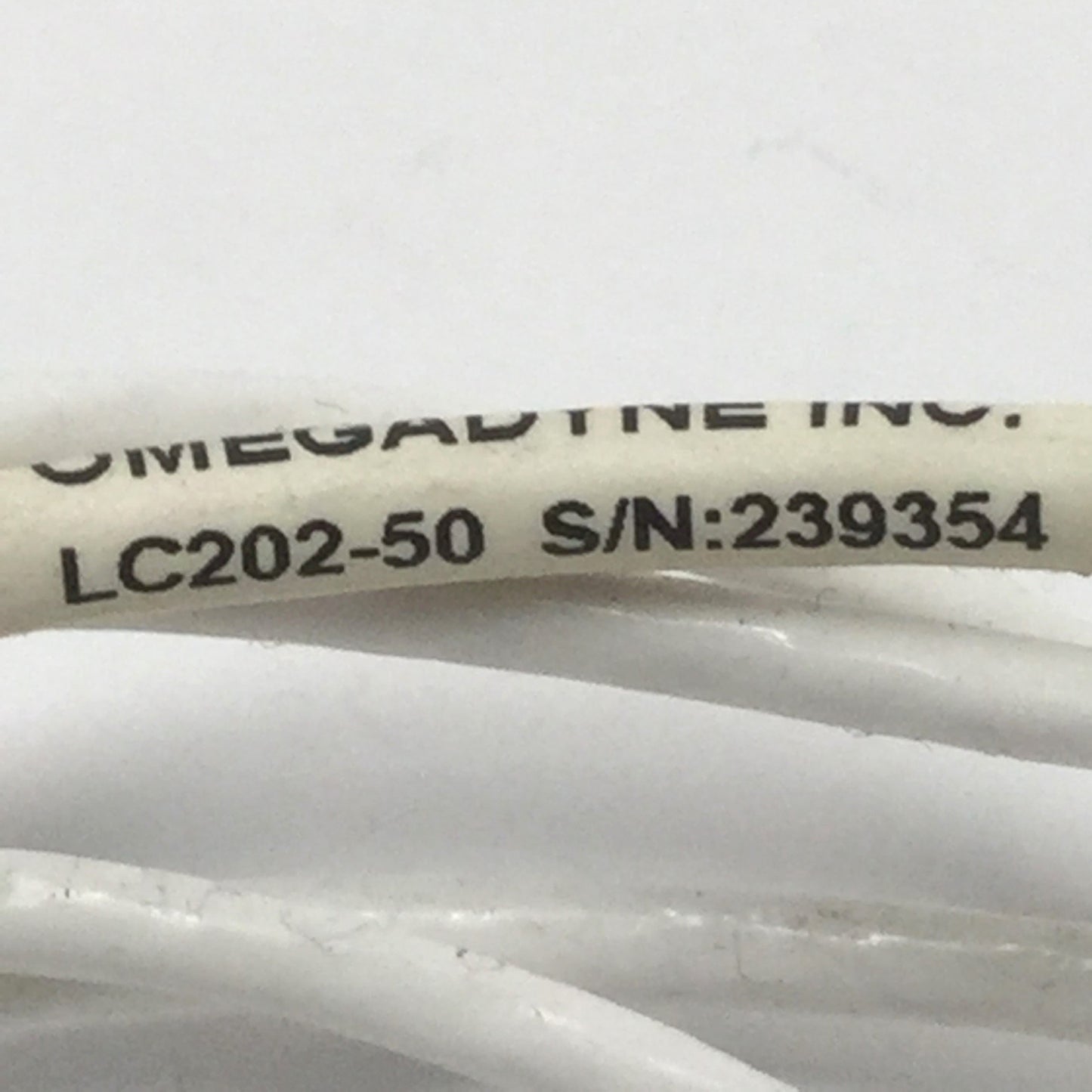 Used Omegadyne LC202-50 Mini Load Cell Force Transducer 50 lb Capacity, 10-32, 10VDC