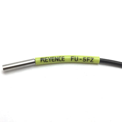 Used Keyence FU-5FZ Sensor Transmissive Fiber Optic Unit, Length: 320mm, Barrel: 3mm