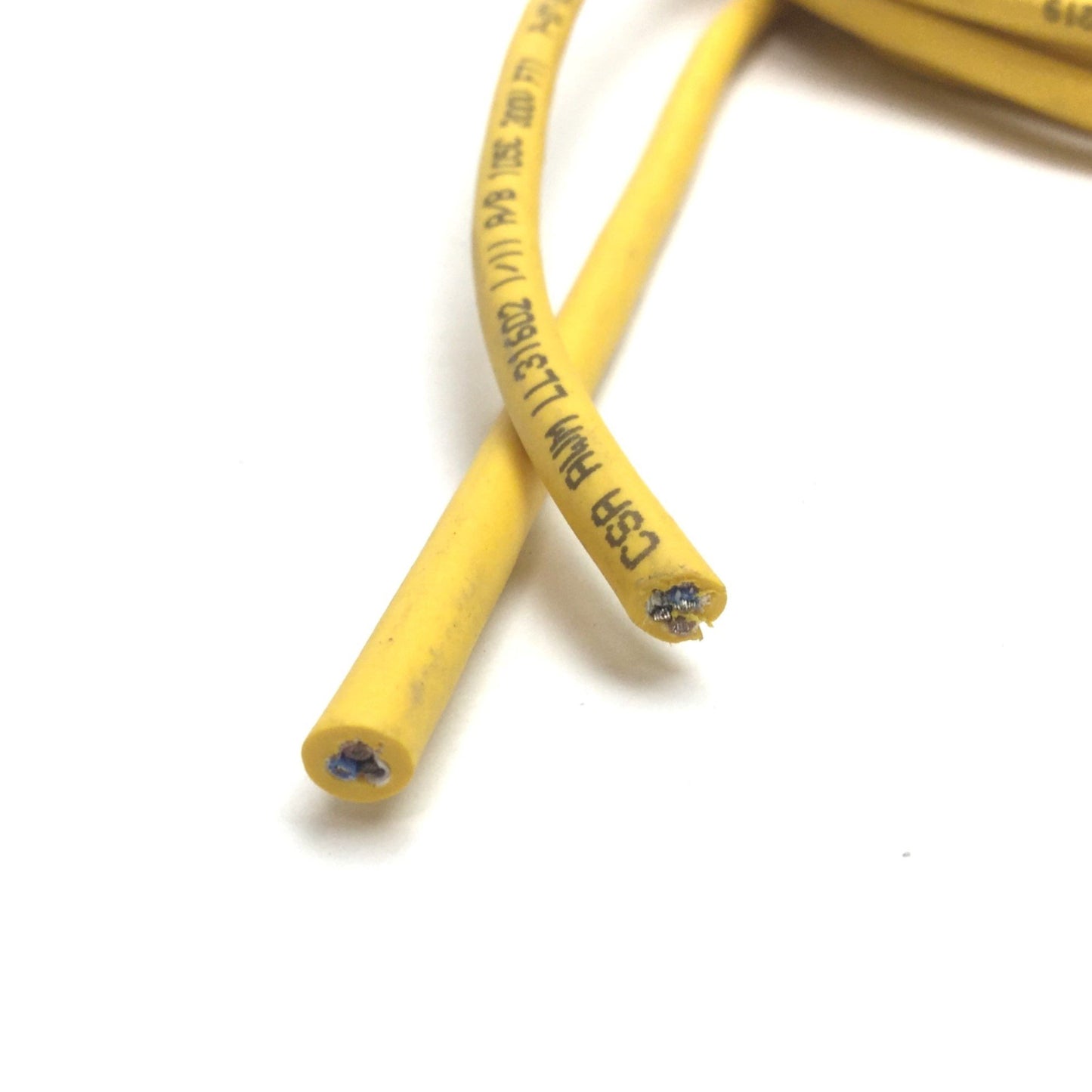 Used Lot of 2 Turck PKG 3M-5 Cordset, 3-Pin Female Picofast Connection, 2.5m Long