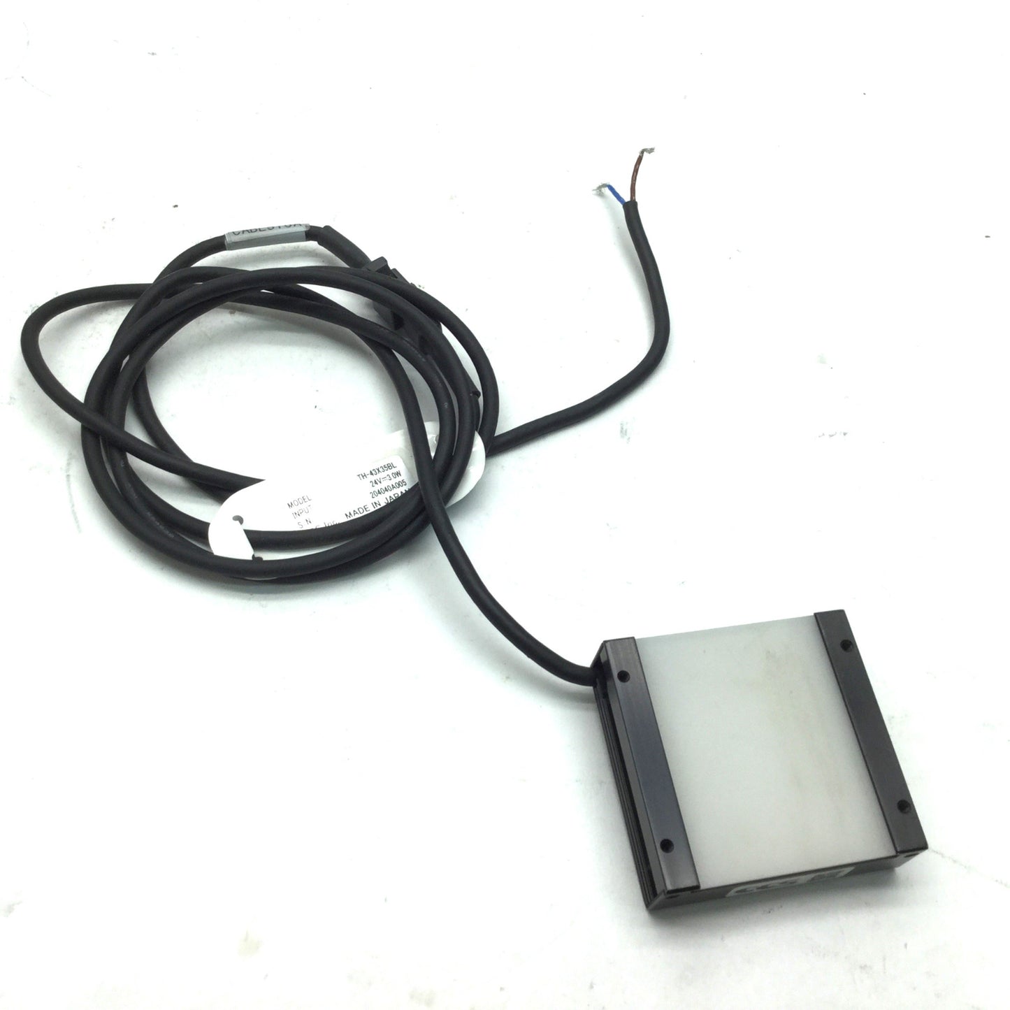 Used CCS TH-43x35BL High Output Flat Backlight Unit Blue LED, 43mm x 35mm, 24VDC