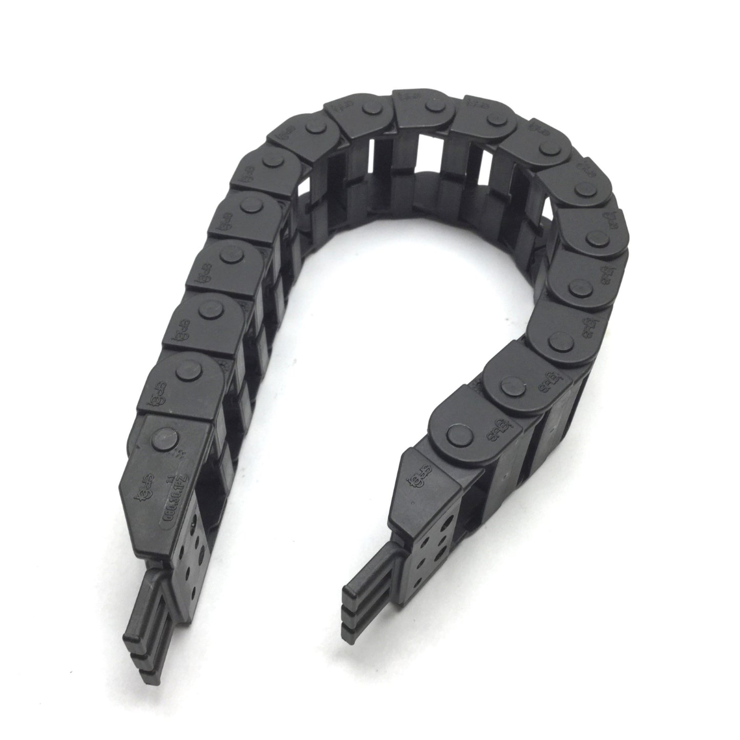 Used Igus Z08.30.048 Energy Chain, Length: 13", Inside Dimensions: 1.15" x 0.5"