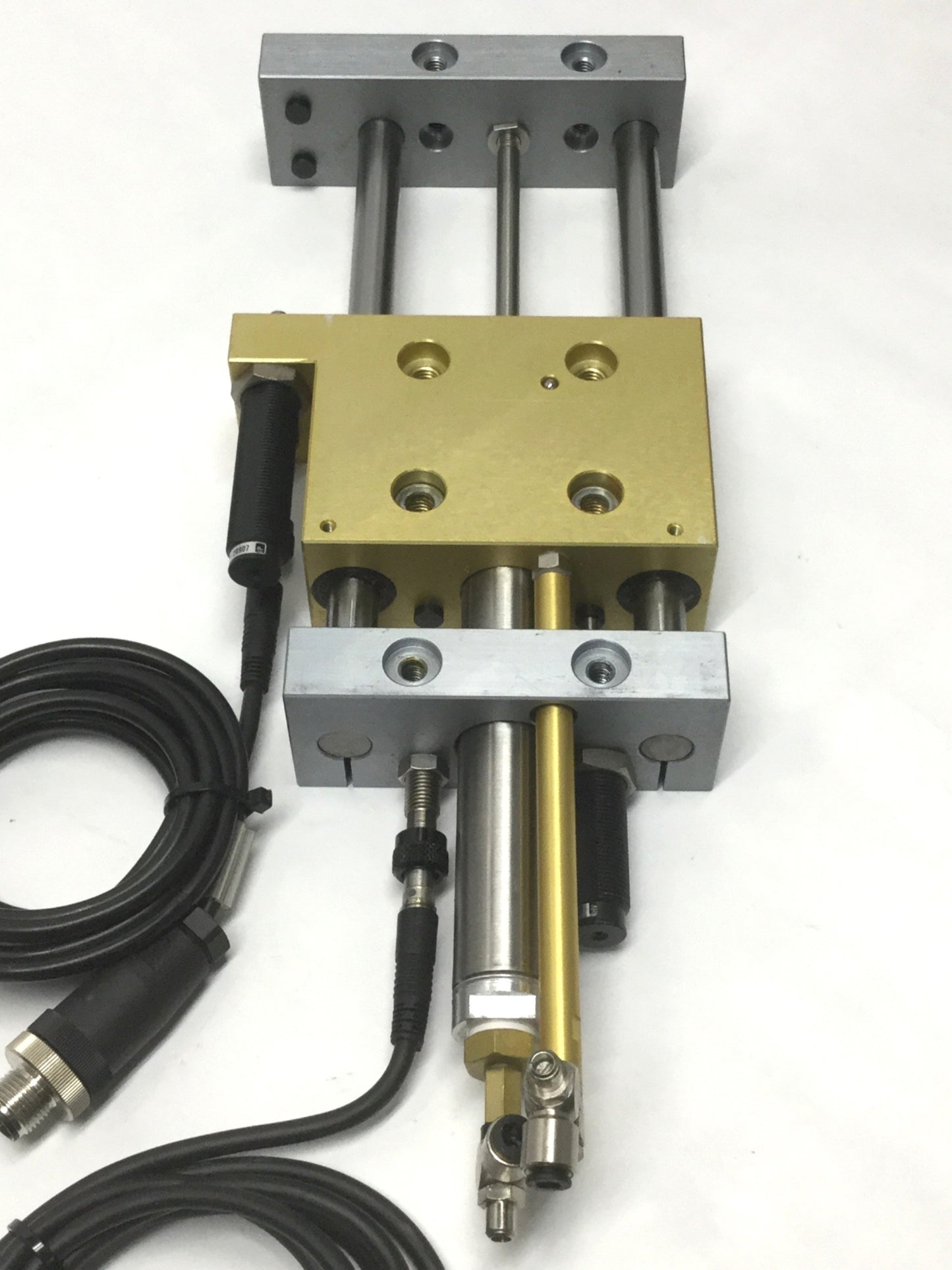 Used MTA Automation PS-12-100 Guided Dual Rod Cylinder Linear Slide, 100mm Stroke