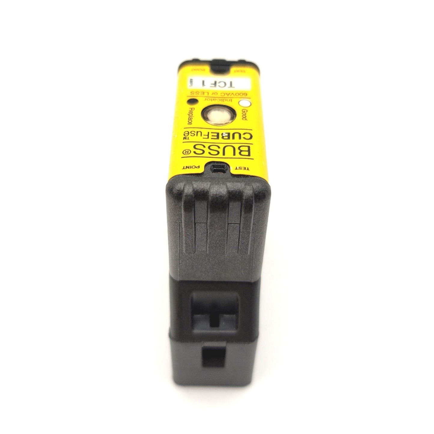 Used BUSSMANN TCF1 CUBE Fuse Dual Element Time-Delay Current Limiting Fuse With Base
