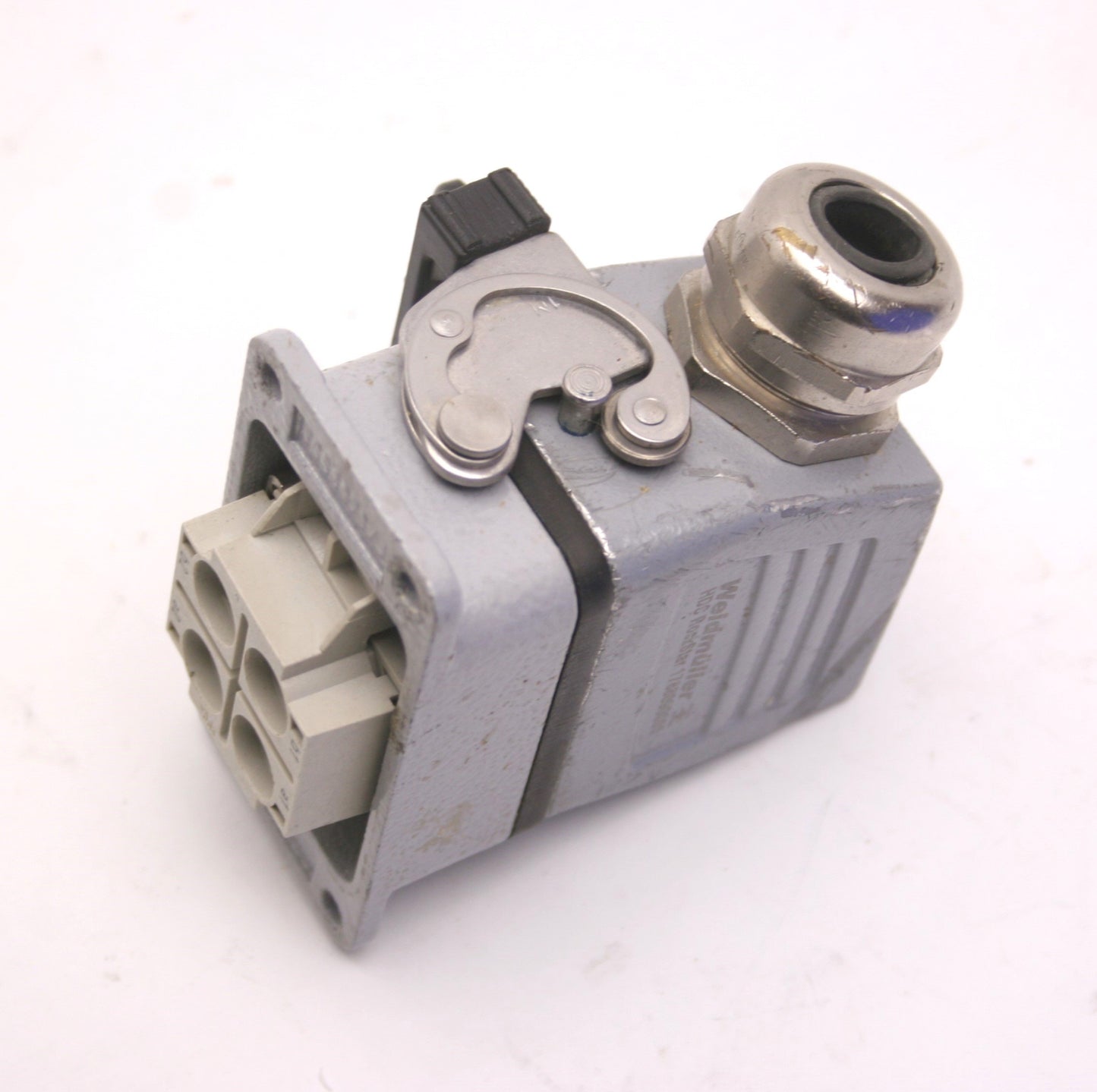 Used Weidmuller 1788090000 HDC Rockstar Connector Base and Hood, 40A 1000V