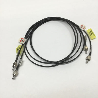 Lot of 2 Allen Bradley 2090-SCEP1-0 Ser A Sercos Kinetix Fiber Optic Cables, 1m
