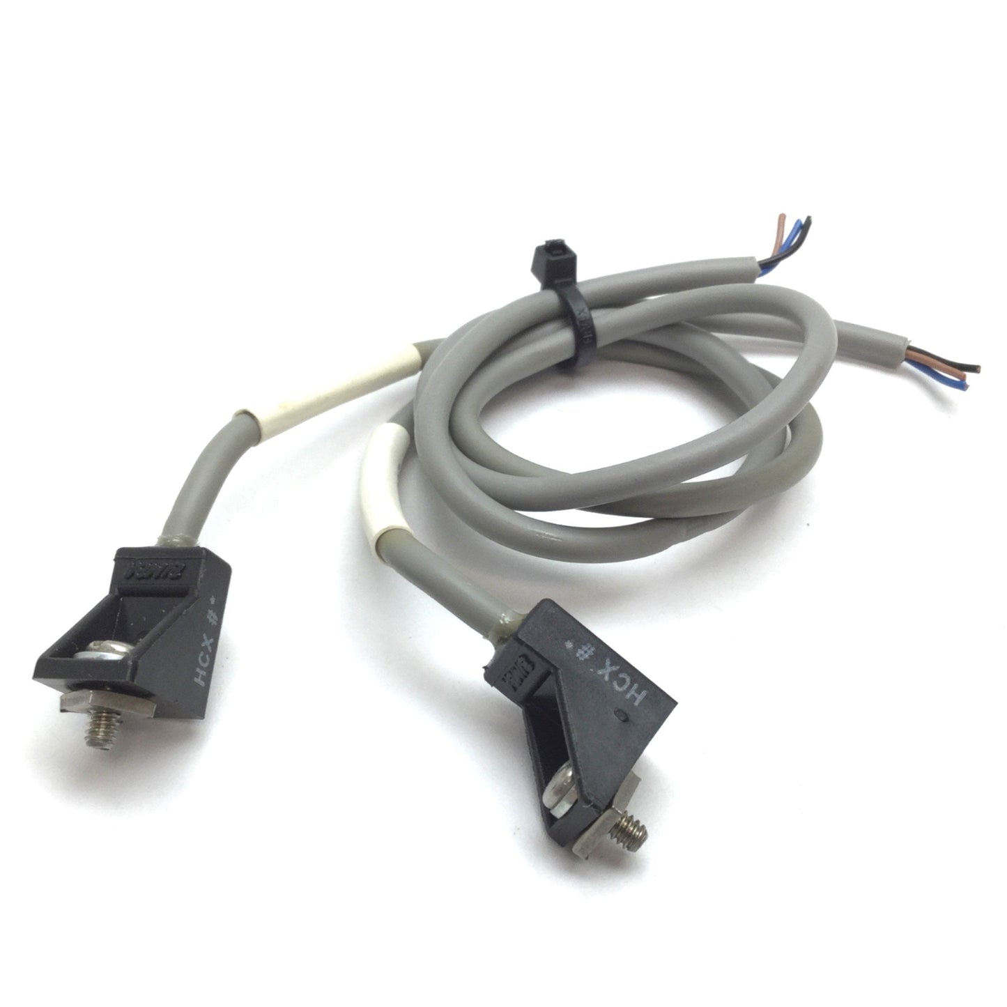 Used Lot of 2 Bimba HCX Pneumatic Cylinder Solid State Position Reed Sensor 30VDC PNP