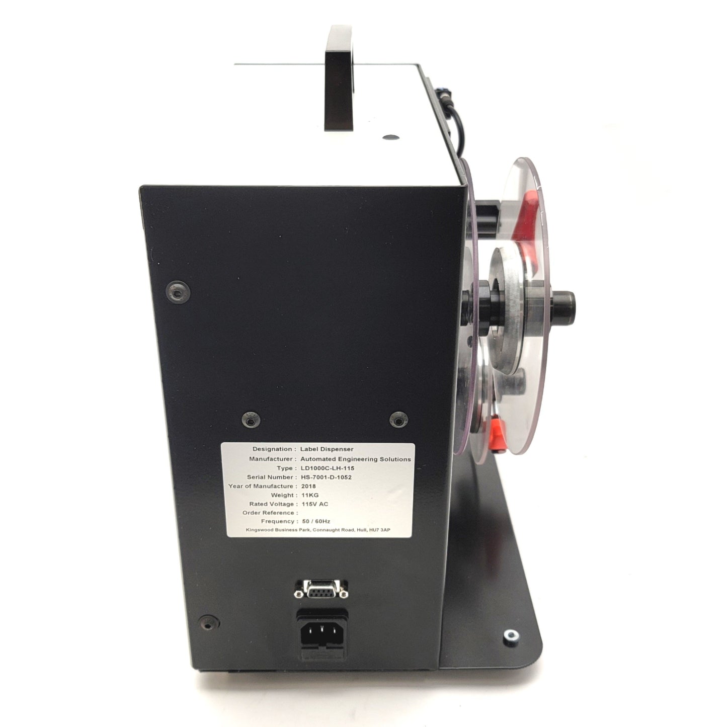 New – Open box Computype LD1000C-115 Automatic Barcode Label Dispenser 115VAC 50/60Hz