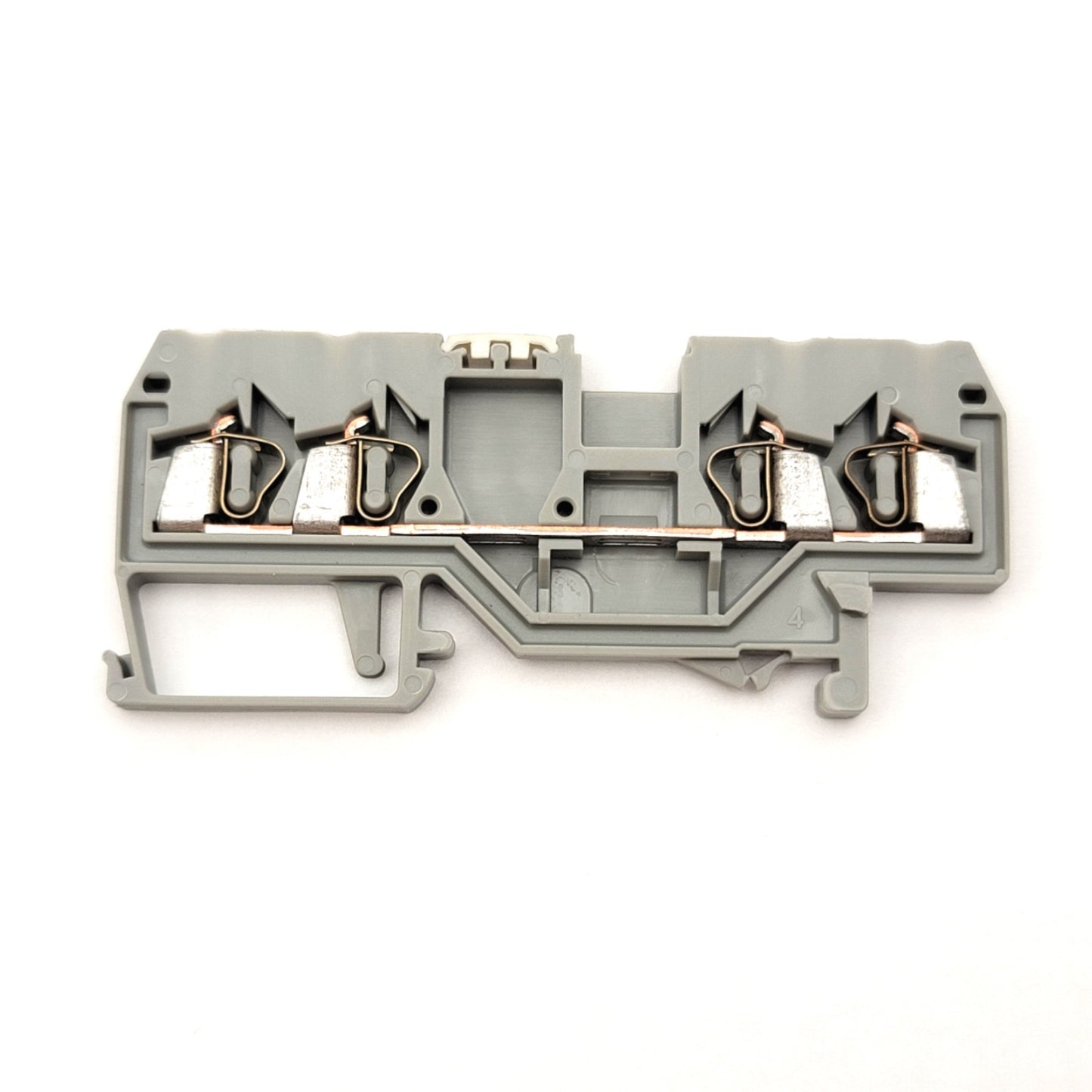 Used Lot Of 10 WAGO 280 IEC 947-7-1 4-Conductor Through Terminal Blocks, 800VAC, 20A