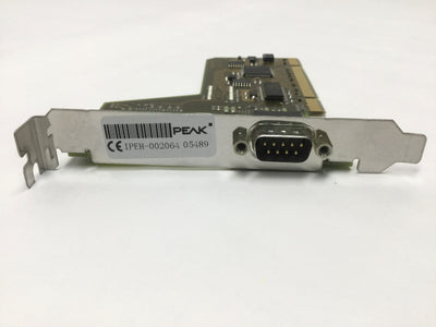 Used PEAK IPEH-002064 PCAN-PCI Single-Channel CAN Network Interface Card, 9-Pin D-Sub